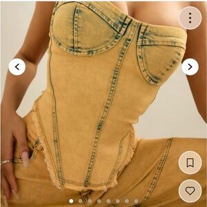 Fashion Nova Matching Denim Set